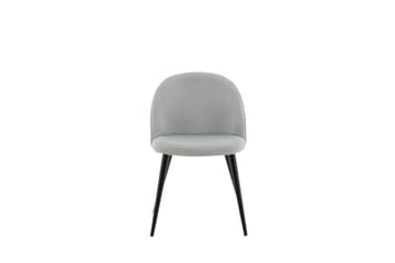 Velvet Matstol Manchester - Grå - Products - Möbler - Fåtölj & stolar - Matstol & köksstol