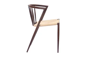 Winston Matstol - Beige / Metallben Rökt ek - Products - Möbler - Fåtölj & stolar - Matstol & köksstol