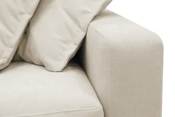 Valencia Extra Djup 5-sits Soffa i Chenille - Beige - Products - Möbler - Soffa