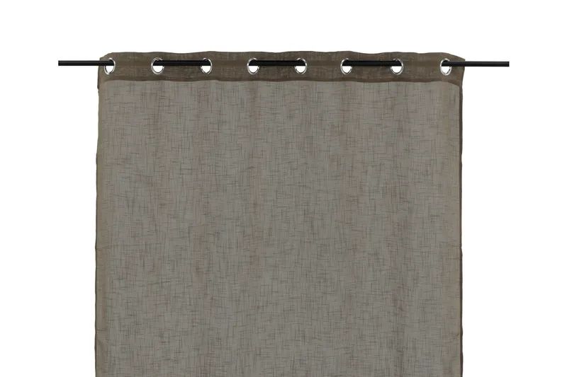 Kaya Öljettgardin 140x290 cm - Brun - Products - Textil & mattor - Gardiner - Gardinlängder - Öljettgardiner