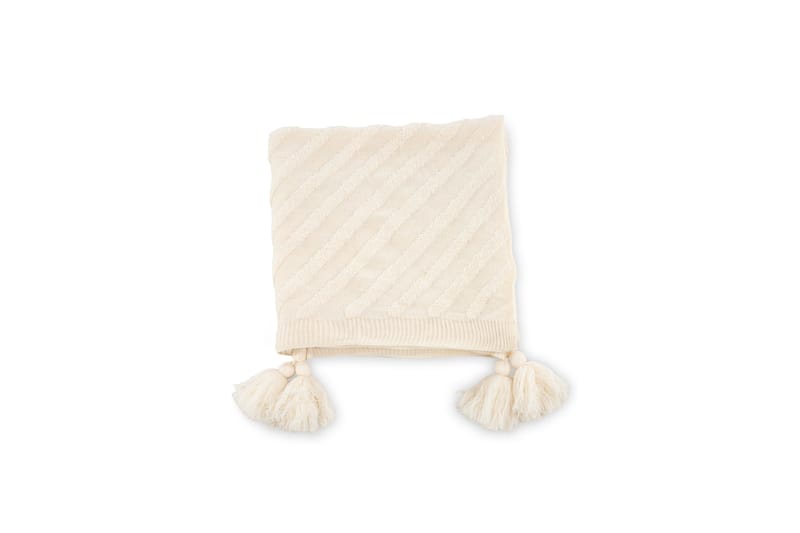 Katlyn Pläd 130x170 cm - Vit - Products - Textil & mattor - Filt & pl äd