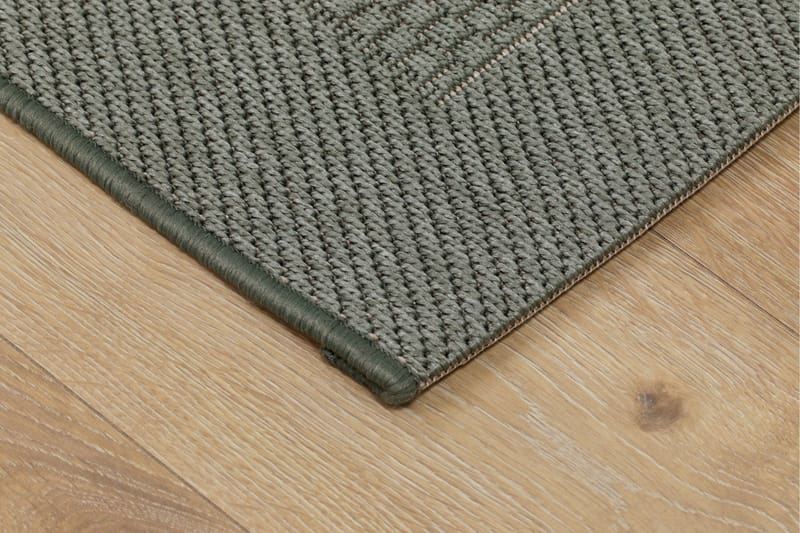 Miami Flatvävd Matta 80x200 cm - Grön - Products - Textil & mattor - Matta - Små mattor