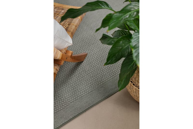 Miami Flatvävd Matta 80x200 cm - Grön - Products - Textil & mattor - Matta - Små mattor