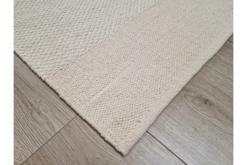 Alva Bomullsmatta 300x300 cm Kvadratisk - Creme - Products - Textil & mattor - Matta - Modern matta - Bomullsmatta
