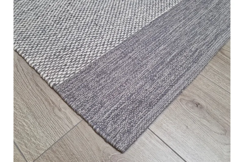 Alva Bomullsmatta 300x300 cm Kvadratisk - Grå - Products - Textil & mattor - Matta - Modern matta - Bomullsmatta