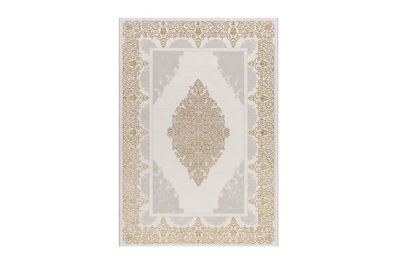 Ankara Wiltonmatta 240x340 cm - Beige/Guld - Products - Textil & mattor - Matta - Modern matta - Wiltonmatta