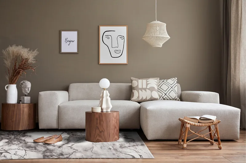 Craft Concrete Friezematta 240x340 - Silver - Products - Textil & mattor - Matta - Modern matta - Wiltonmatta