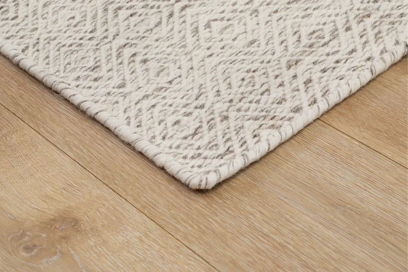 Gåsöga Ullmatta 200x300 cm Rektangulär - Beige - Products - Textil & mattor - Matta - Modern matta - Ullmatta