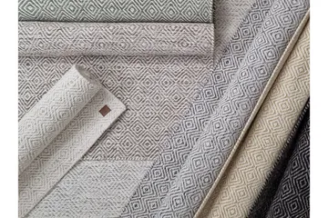 Gåsöga Ullmatta 200x300 cm Rektangulär - Grön - Products - Textil & mattor - Matta - Modern matta - Ullmatta