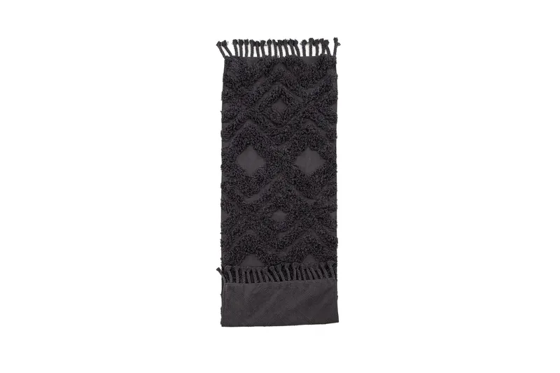 Hilma Bomullsmatta Rektangulär 70x200 cm - Mörkgrå - Products - Textil & mattor - Matta - Modern matta - Bomullsmatta