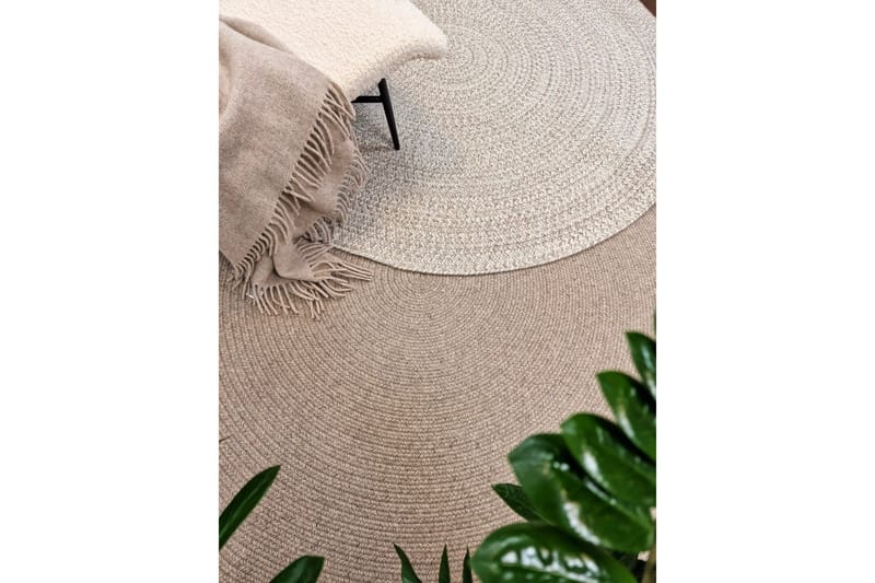 Lya Ullmatta Ø200 cm Rund - Beige - Products - Textil & mattor - Matta - Modern matta - Ullmatta