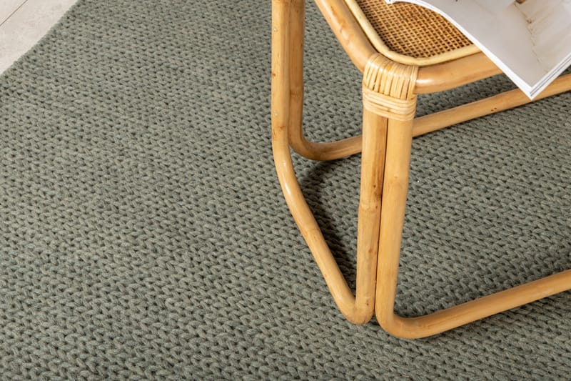 Marta Ullmatta 200x300 cm - Ljusgrön - Products - Textil & mattor - Matta - Modern matta - Ullmatta