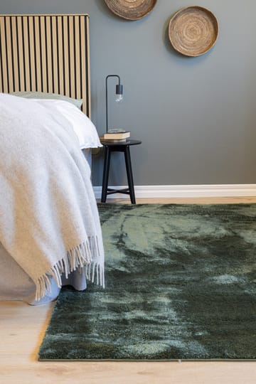 Cozy Ryamatta 110x160 cm Rektangulär - Grön - Products - Textil & mattor - Matta - Modern matta - Ryamatta