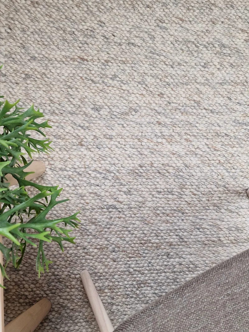 Skagen Ullmatta 160 cm Rund - Sandmelange - Products - Textil & mattor - Matta - Modern matta - Ullmatta