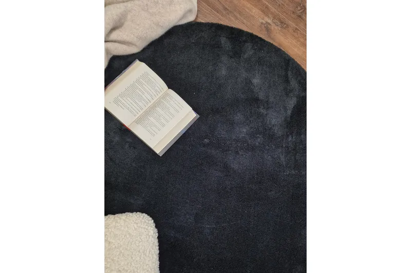Soft Wiltonmatta Rund 160 cm - Svart - Products - Textil & mattor - Matta - Modern matta - Wiltonmatta