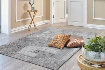 Patchwork Wiltonmatta 300x400 cm Rektangulär - Silver - Products - Textil & mattor - Matta - Modern matta - Wiltonmatta