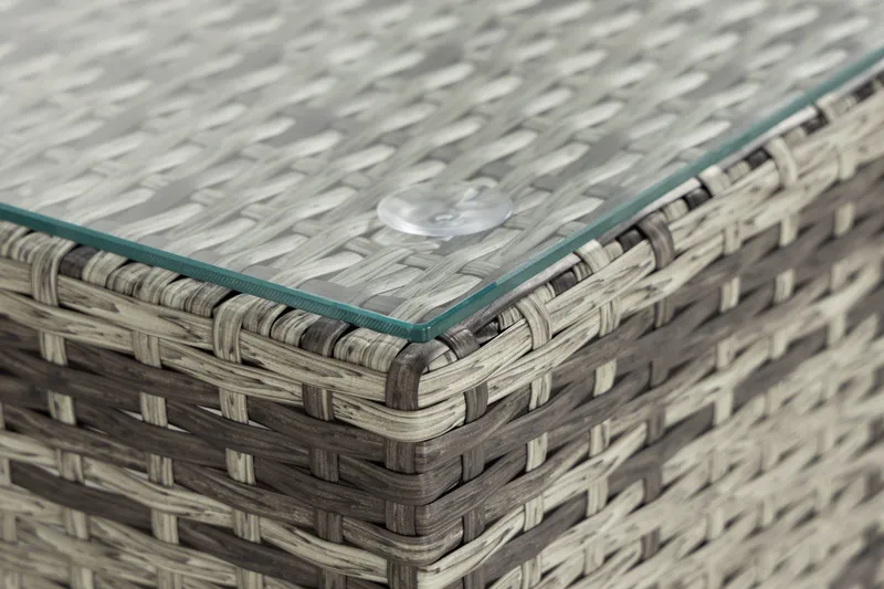 Bahamas Avslut 38x90 cm - Grå - Products - Utemöbler & utemiljö - Övrigt utemöbler - Moduler utesoffa