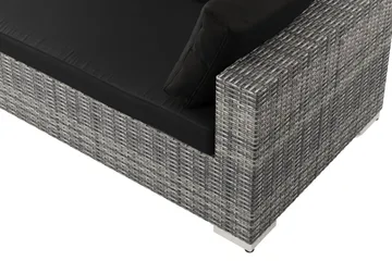 Bahamas Högermodul utomhus 140 cm i konstrotting - Grå - Products - Utemöbler & utemiljö - Övrigt utemöbler - Moduler utesoffa - Vänstermodul utesoffa