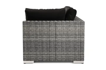 Bahamas Högermodul utomhus 140 cm i konstrotting - Grå - Products - Utemöbler & utemiljö - Övrigt utemöbler - Moduler utesoffa - Vänstermodul utesoffa