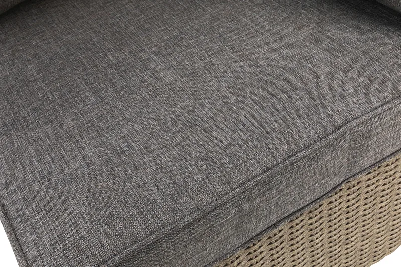 Marcus Hörnmodul utomhus med Dyna i konstrotting - Grå / Grå dynor - Products - Utemöbler & utemiljö - Övrigt utemöbler - Moduler utesoffa - Hörnmodul utesoffa