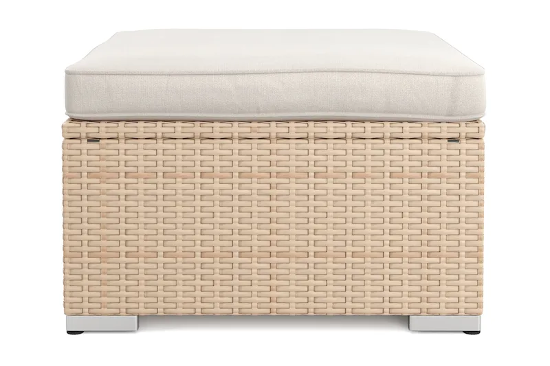 Wisconsin Divan Modul utomhus i konstrotting med vattenavisande dyna, Beige