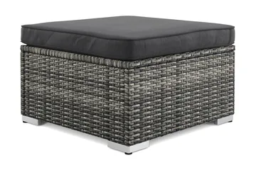 Wisconsin Divan Modul utomhus i konstrotting med vattenavisande dyna - Grå - Products - Utemöbler & utemiljö - Övrigt utemöbler - Moduler utesoffa