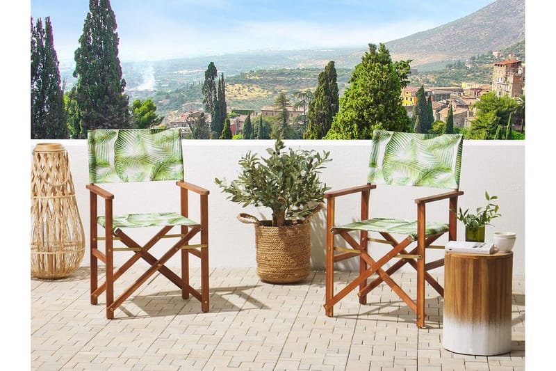 Salve Karmstol Utomhus - Brun/Grön/Vit - Products - Utemöbler & utemiljö - Balkong & altan - Balkongmöbler - Balkongstol