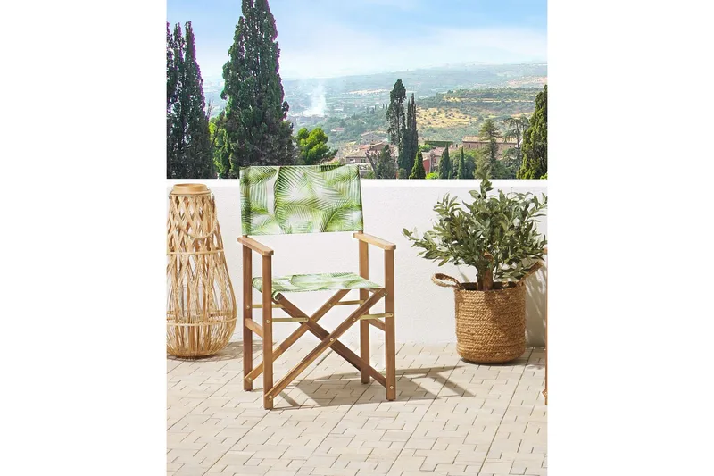 Salve Karmstol Utomhus - green/Vit/Ljusbrun - Products - Utemöbler & utemiljö - Balkong & altan - Balkongmöbler - Balkongstol