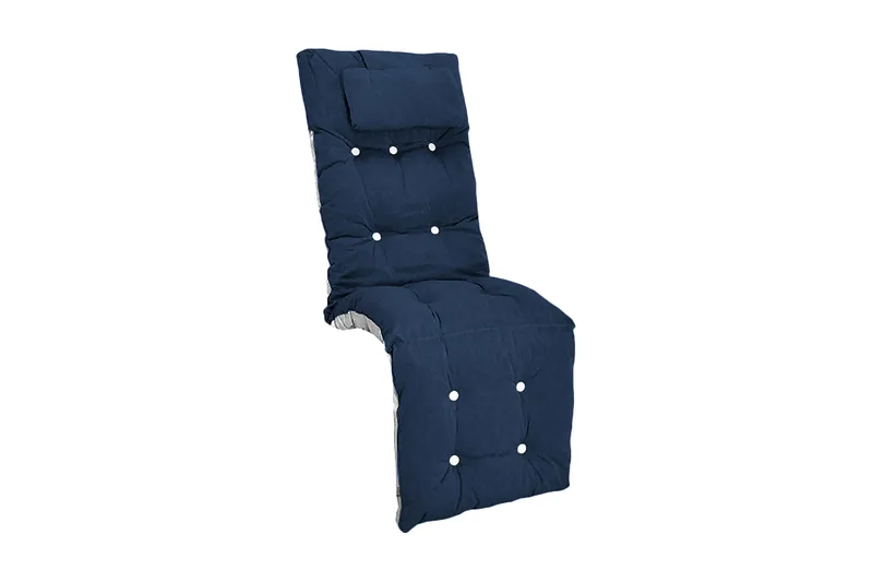 Baden-Baden Flockdyna med nackkudde Fritab Marine