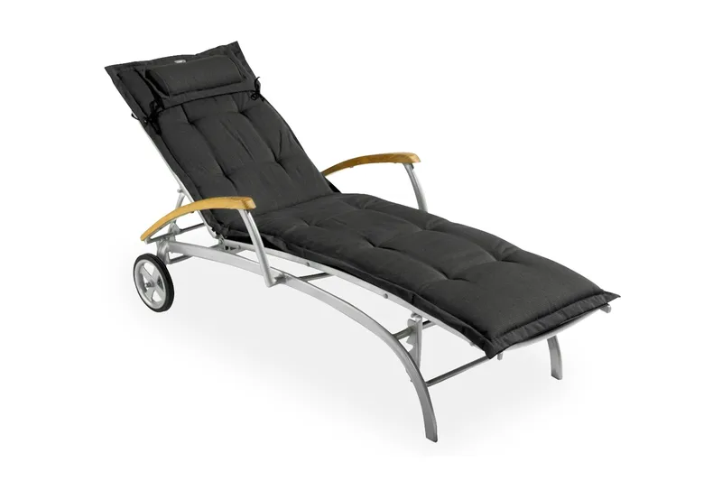 Canyon Solsängsdyna med nackkudde Fritab Dark grey - Products - Utemöbler & utemiljö - Dynor - Solsängsdynor