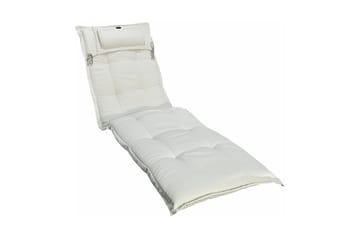 Canyon Solsängsdyna med nackkudde Fritab Vit - Products - Utemöbler & utemiljö - Dynor - Positionsdynor