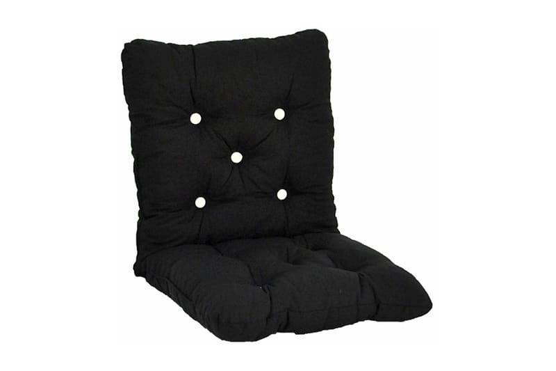 Flockdyna Fritab Minivik Flockdyna Black - Products - Utemöbler & utemiljö - Dynor - Övriga dynor
