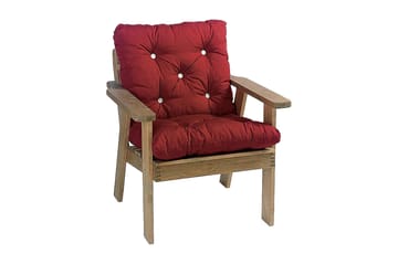 Lågvik Flockdyna Fritab Bordeaux - Products - Utemöbler & utemiljö - Dynor - Övriga dynor