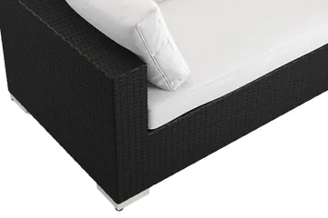 Bahamas utomhus L-soffa höger 8-sits med fåtölj och bord - Svart - Products - Utemöbler & utemiljö - Loungemöbler - Loungeset & loungegrupp