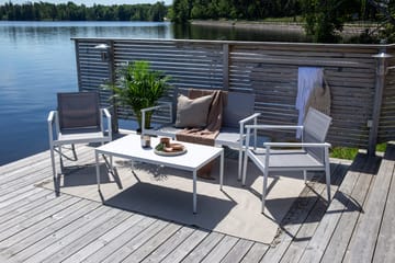 Break Loungegrupp Utomhus 4-sits - Vit - Products - Utemöbler & utemiljö - Loungemöbler - Loungeset & loungegrupp