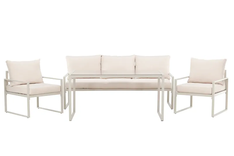 Catania Soffgrupp Utomhus 5-sits - Beige - Products - Utemöbler & utemiljö - Loungemöbler - Loungeset & loungegrupp