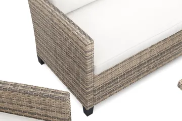 James Light Soffgrupp utomhus i konstrotting - Beige - Products - Utemöbler & utemiljö - Loungemöbler - Loungeset & loungegrupp