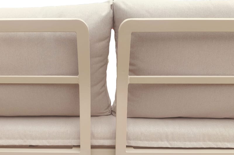 Lainelle 4-sits Soffgrupp för altan och terrass med beige dynor - Beige - Products - Utemöbler & utemiljö - Loungemöbler - Loungeset & loungegrupp