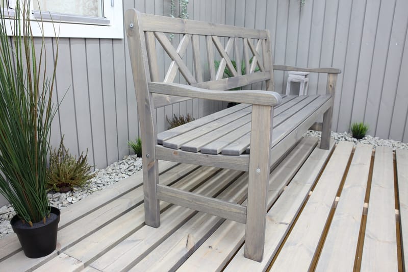 Olivo 3-sits Utesoffa - Grå - Products - Utemöbler & utemiljö - Loungemöbler - Loungesoffor