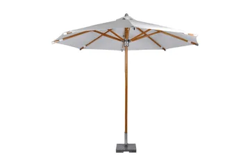 Lyon Parasoll 300 cm Olefin Offwhite - Fritab - Products - Utemöbler & utemiljö - Solskydd - Parasoll