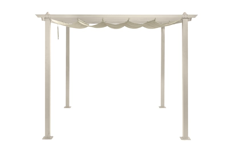 Porto Pergola 3x3 m i aluminium med tak för solskydd - Beige - Products - Utemöbler & utemiljö - Solskydd - Pergola