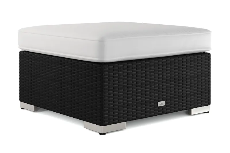 Bahamas Divanmodul - Loungebord utomhus 75x75 cm till soffor, Svart