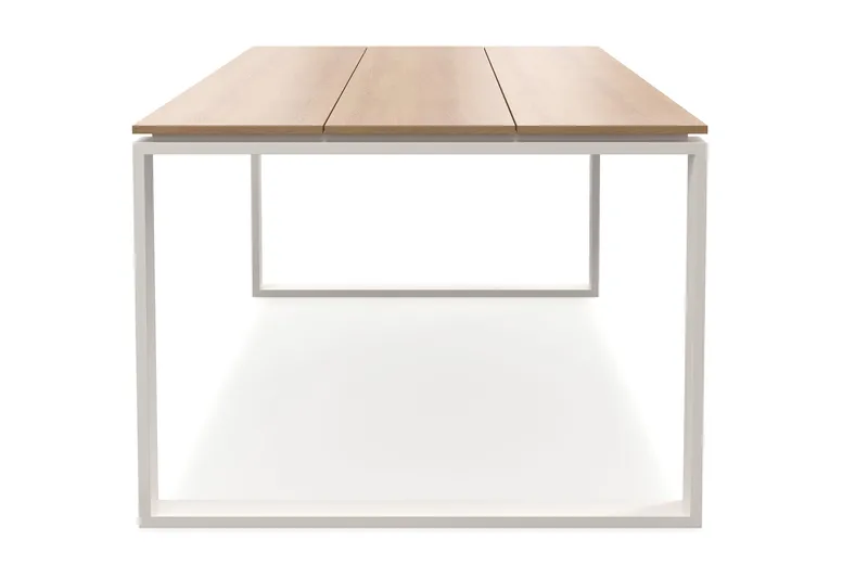 Devon Stort Rektangulärt Matbord utomhus 210x100 cm i aluminium - Beige - Products - Utemöbler & utemiljö - Utebord & trädgårdsbord - Matbord utomhus