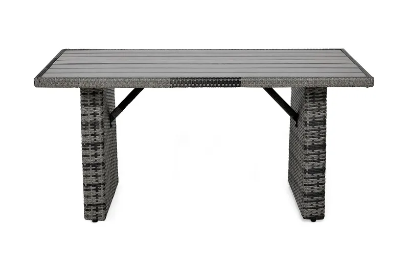 James Utebord 85x145 cm – Matbord utomhus i konstrotting med bordsskiva i Aintwood - Grå - Products - Utemöbler & utemiljö - Utebord & trädgårdsbord - Matbord utomhus