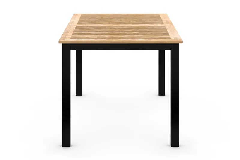 Las Vegas Förlängningsbart Matbord 152-210x90 cm - Svart / Natur - Products - Utemöbler & utemiljö - Utebord & trädgårdsbord - Matbord utomhus