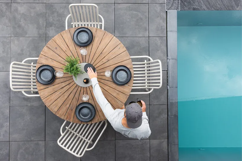 Rosario Matbord Utomhus - Brun - Products - Utemöbler & utemiljö - Utebord & trädgårdsbord - Matbord utomhus