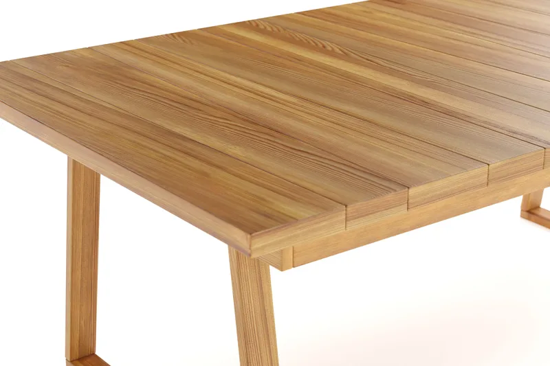 Menorca Stort Rektangulärt Matbord i trä Utomhus 100x180 cm - Teak / Natur - Products - Utemöbler & utemiljö - Utebord & trädgårdsbord - Matbord utomhus