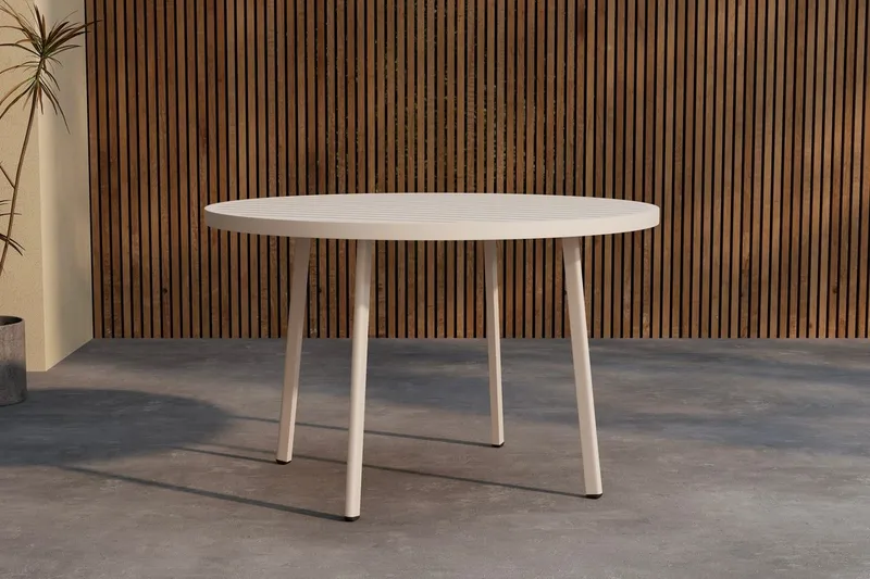 Runt matbord Giardini 120 cm Utomhus, Beige