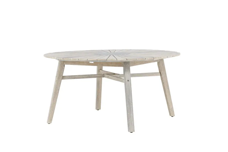 Runt Matbord Rives 150 cm Utomhus - Vitputsad - Products - Utemöbler & utemiljö - Utebord & trädgårdsbord - Matbord utomhus