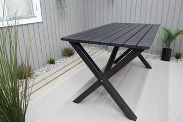 Scottsdale Matbord Utomhus 150 cm Kaffesvart - Kaffesvart - Products - Utemöbler & utemiljö - Utebord & trädgårdsbord - Matbord utomhus